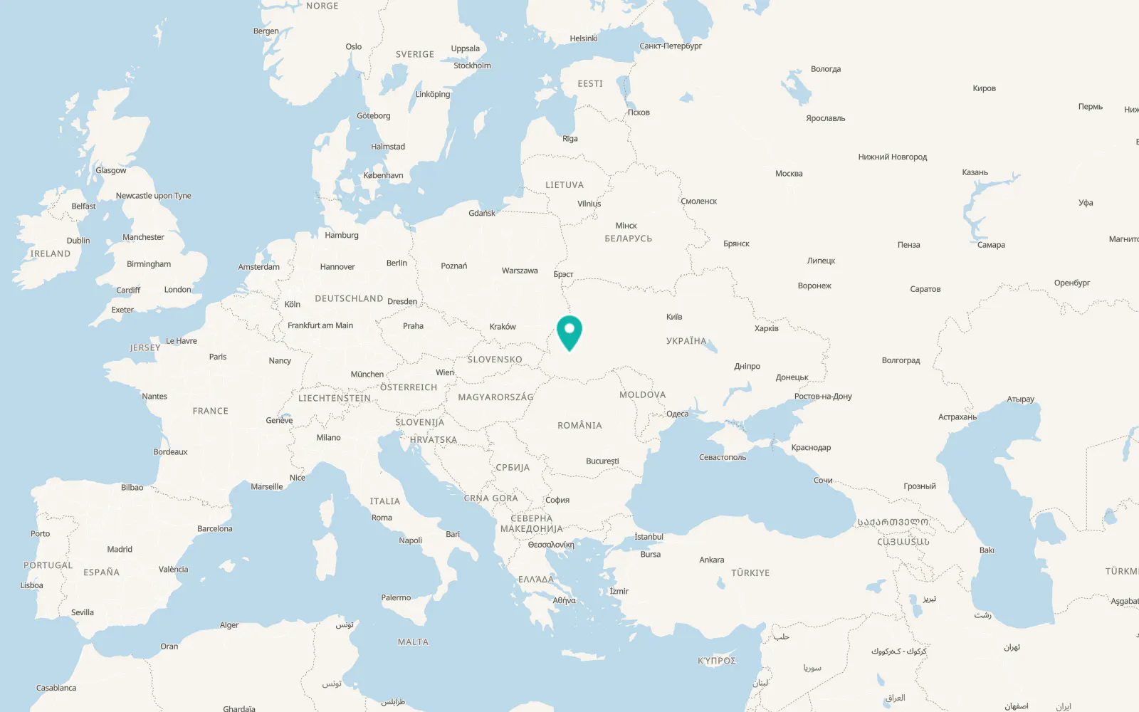 Map of Spas