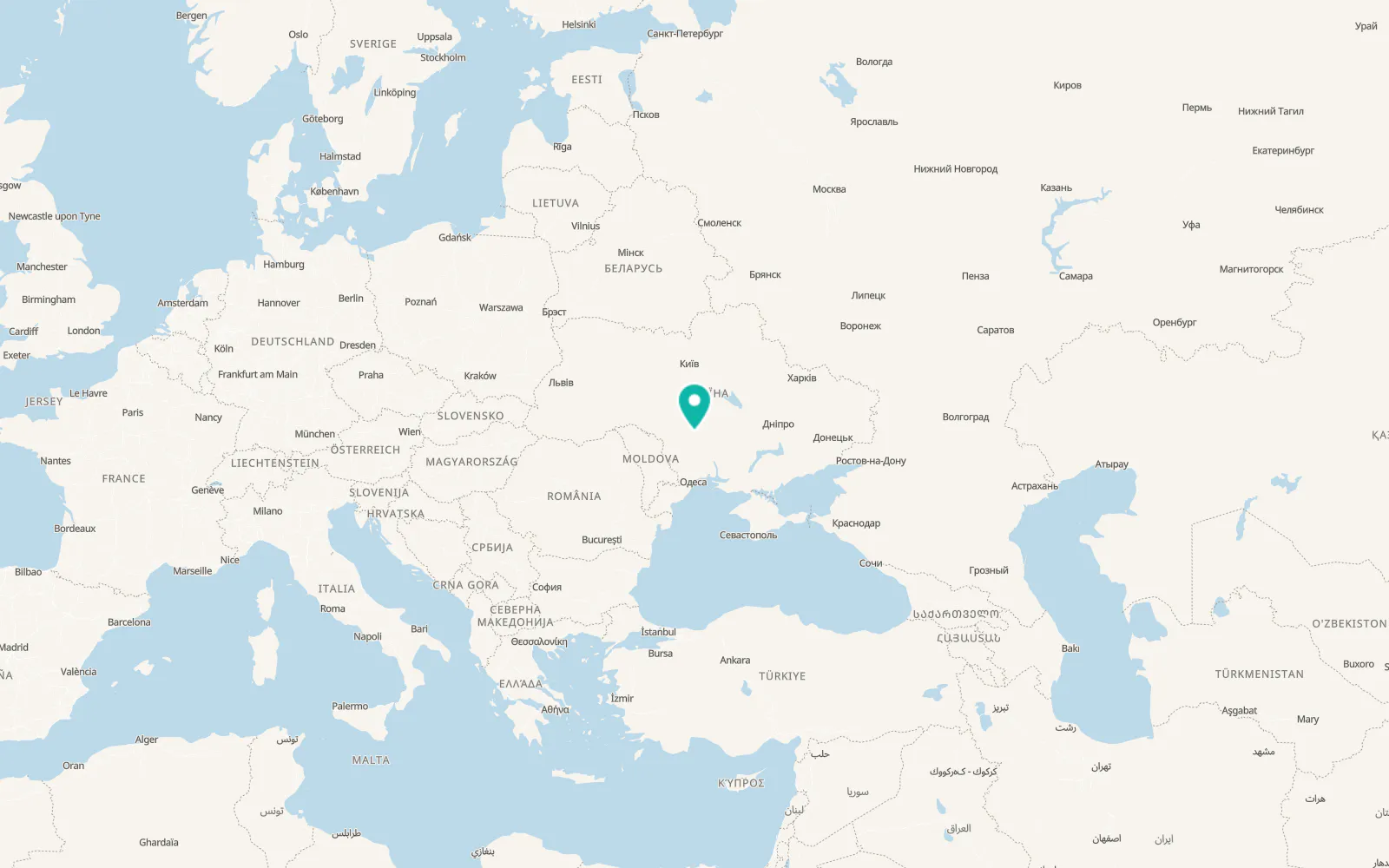 Map of Stanislavchyk