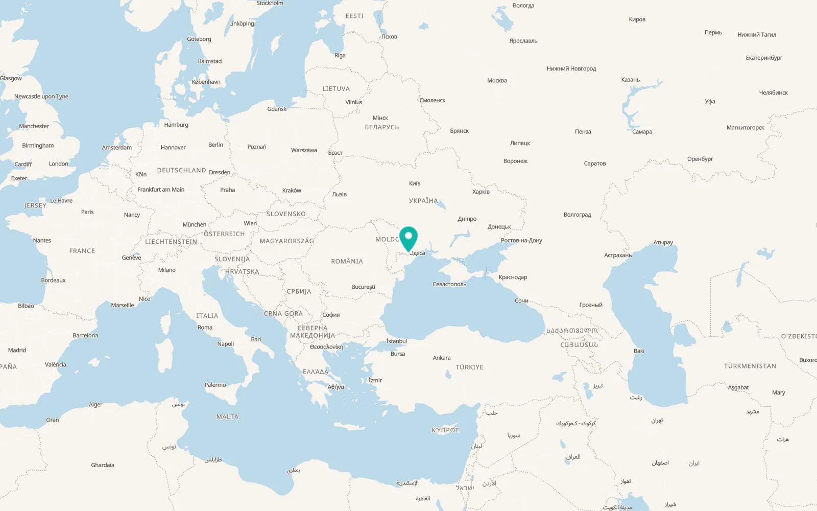Map of Starokozache