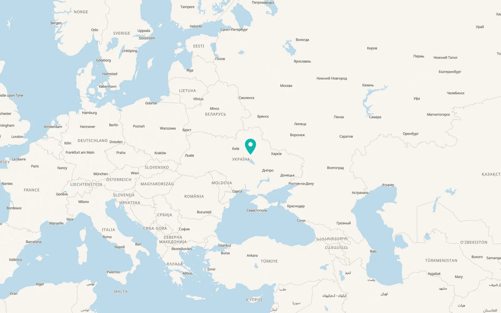 Map of Staryi Irzhavets