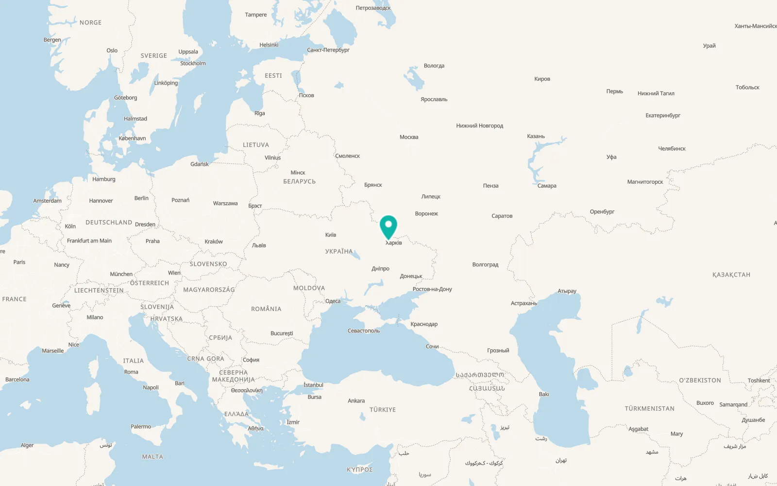Map of Staryy Merchyk