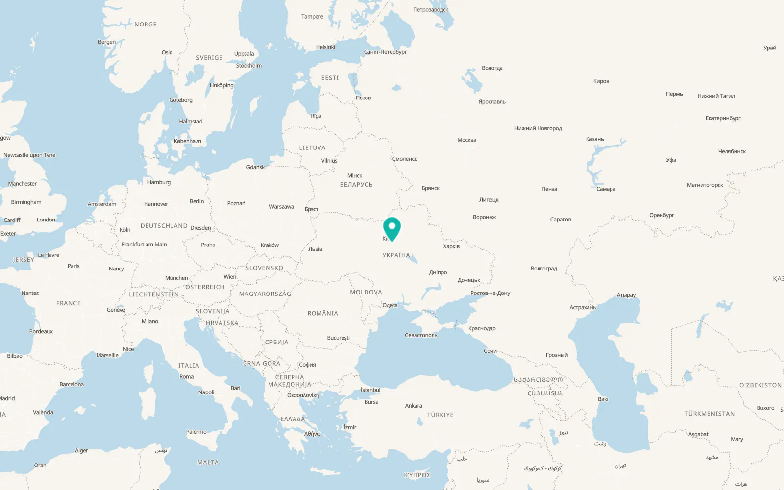 Map of Stayky