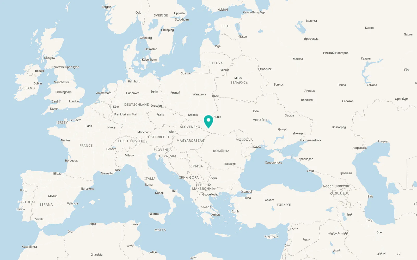 Map of Strabychovo