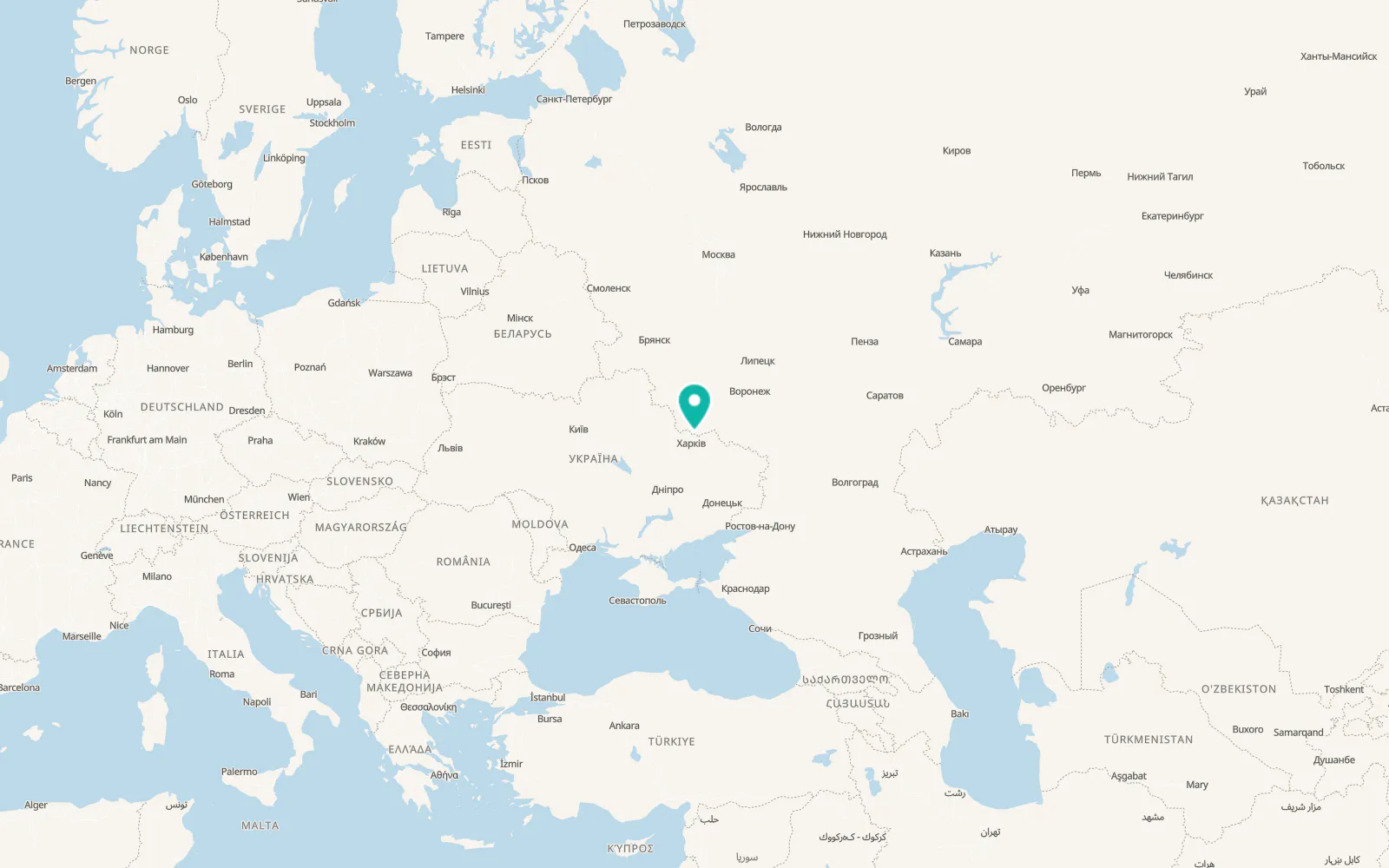 Map of Strilecha