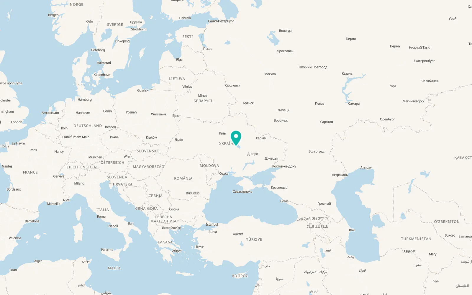 Map of Subotiv