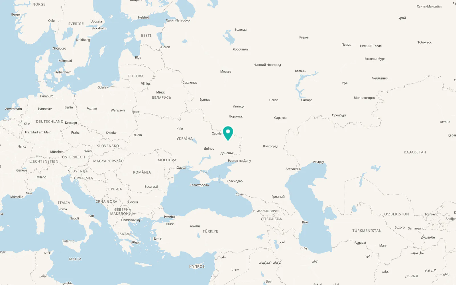Map of Terny
