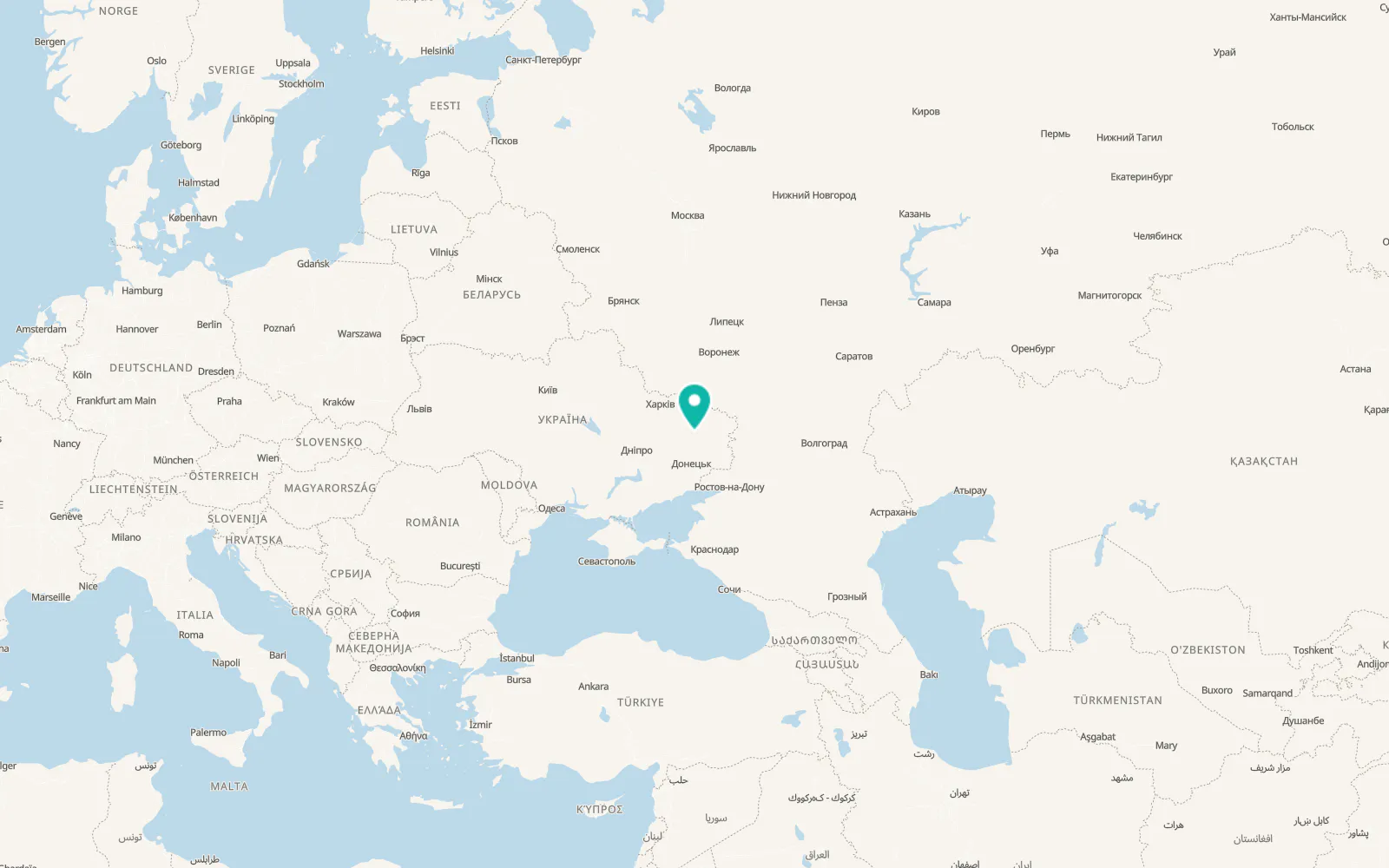 Map of Torske