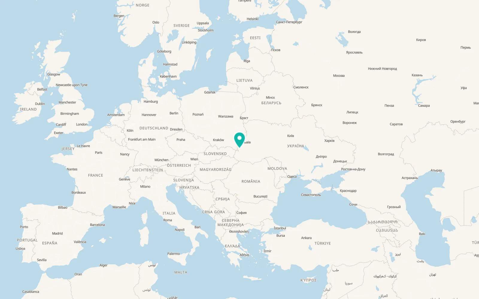 Map of Turka