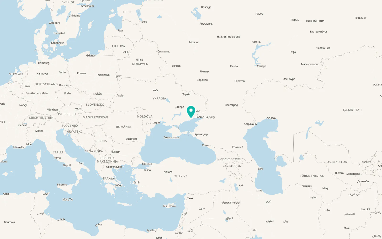 Map of Urzuf