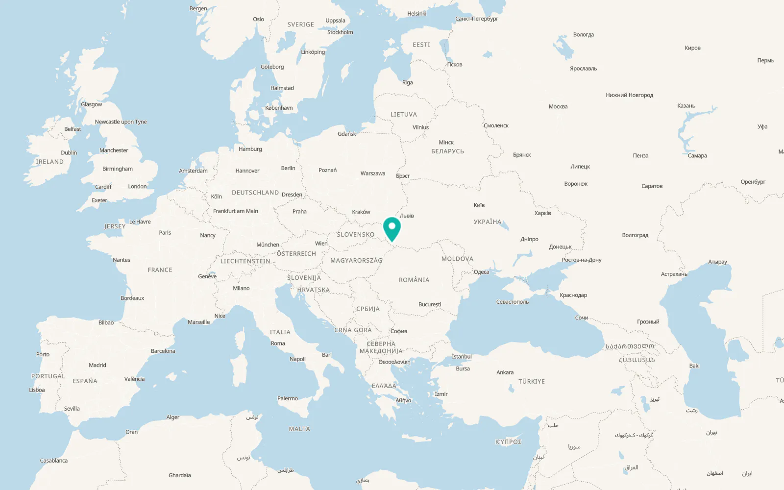 Map of Vary