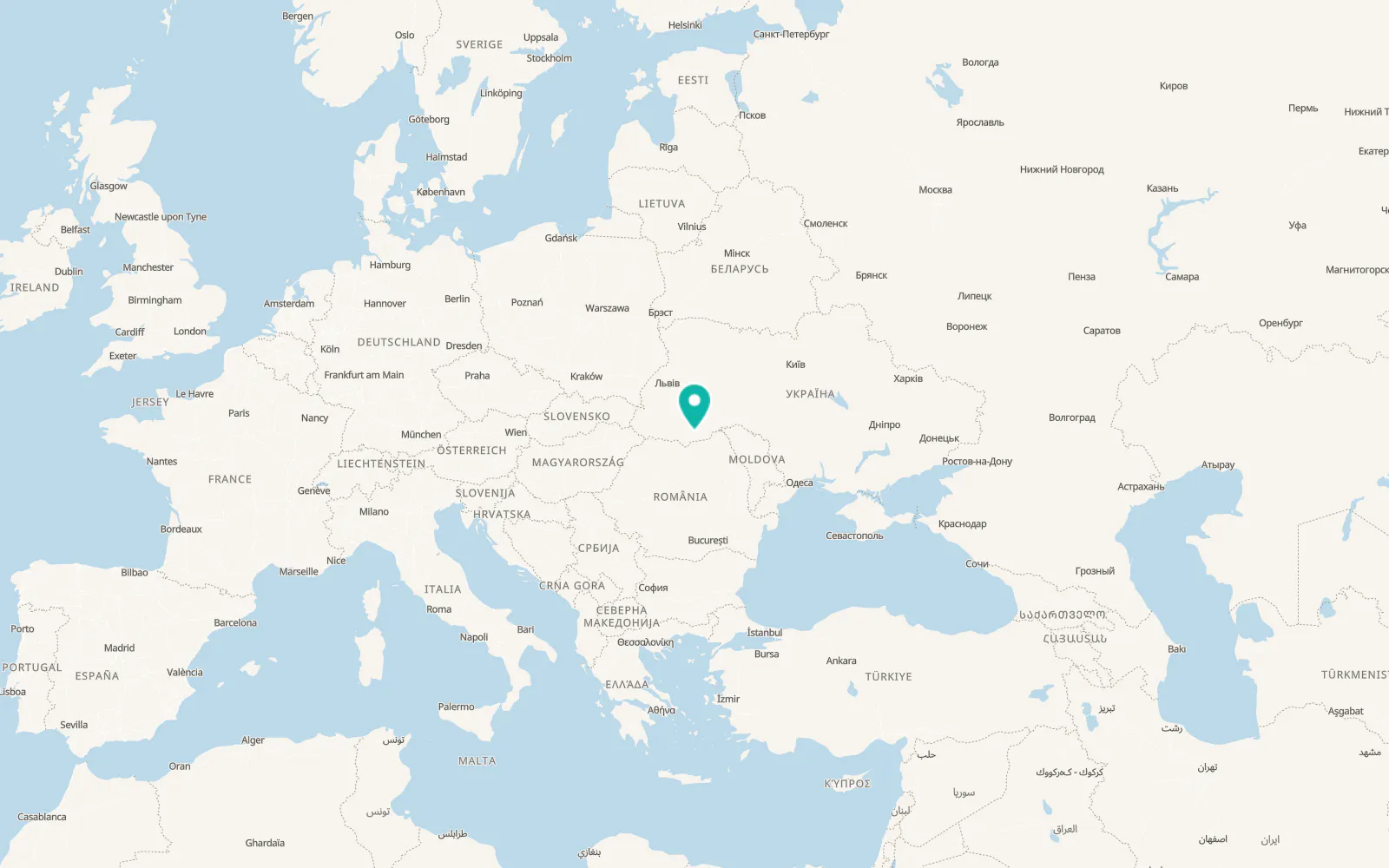 Map of Velyke