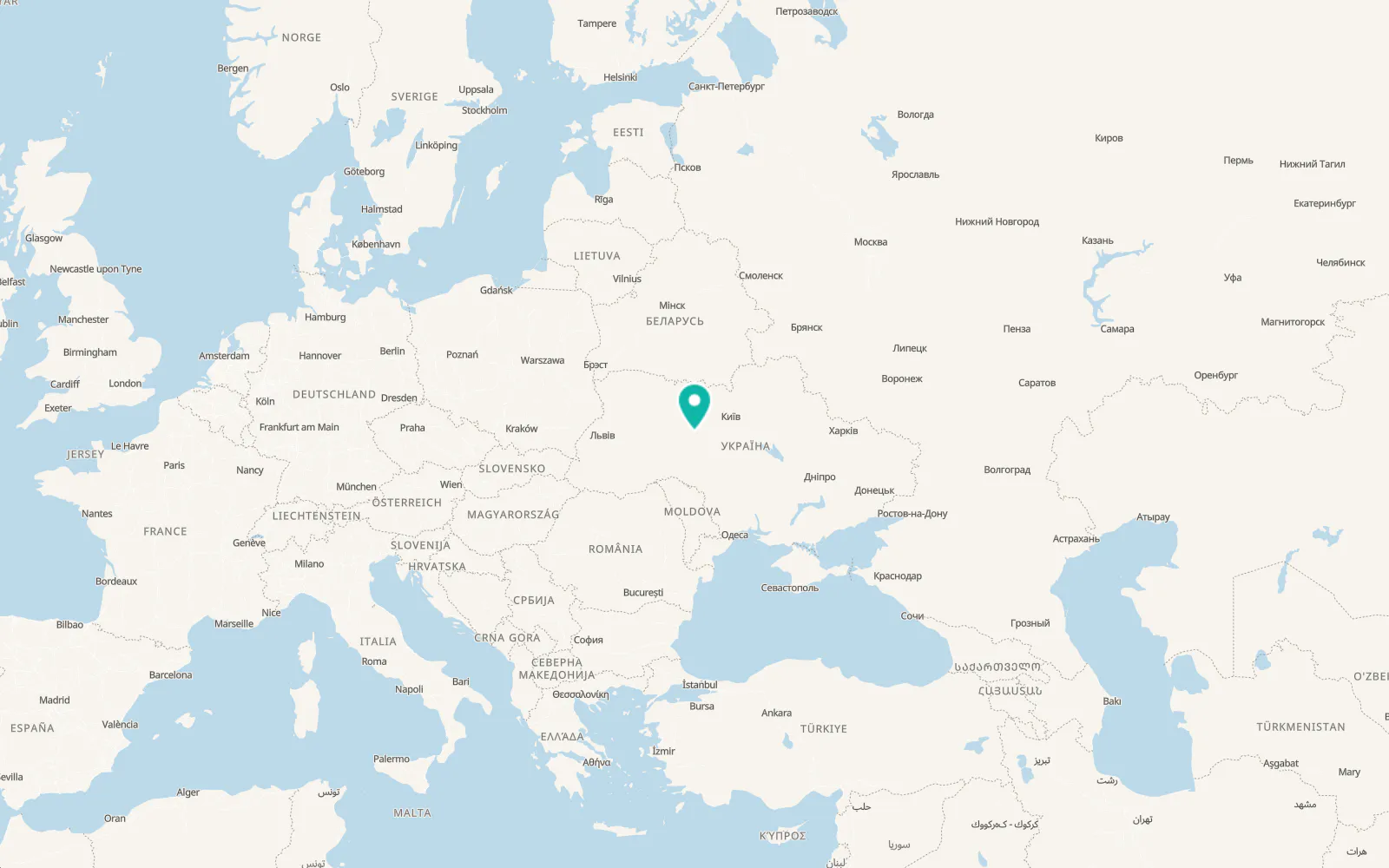 Map of Velyki Nyzghirtsi