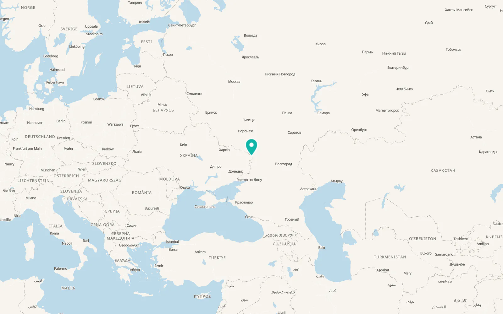 Map of Velykotsk