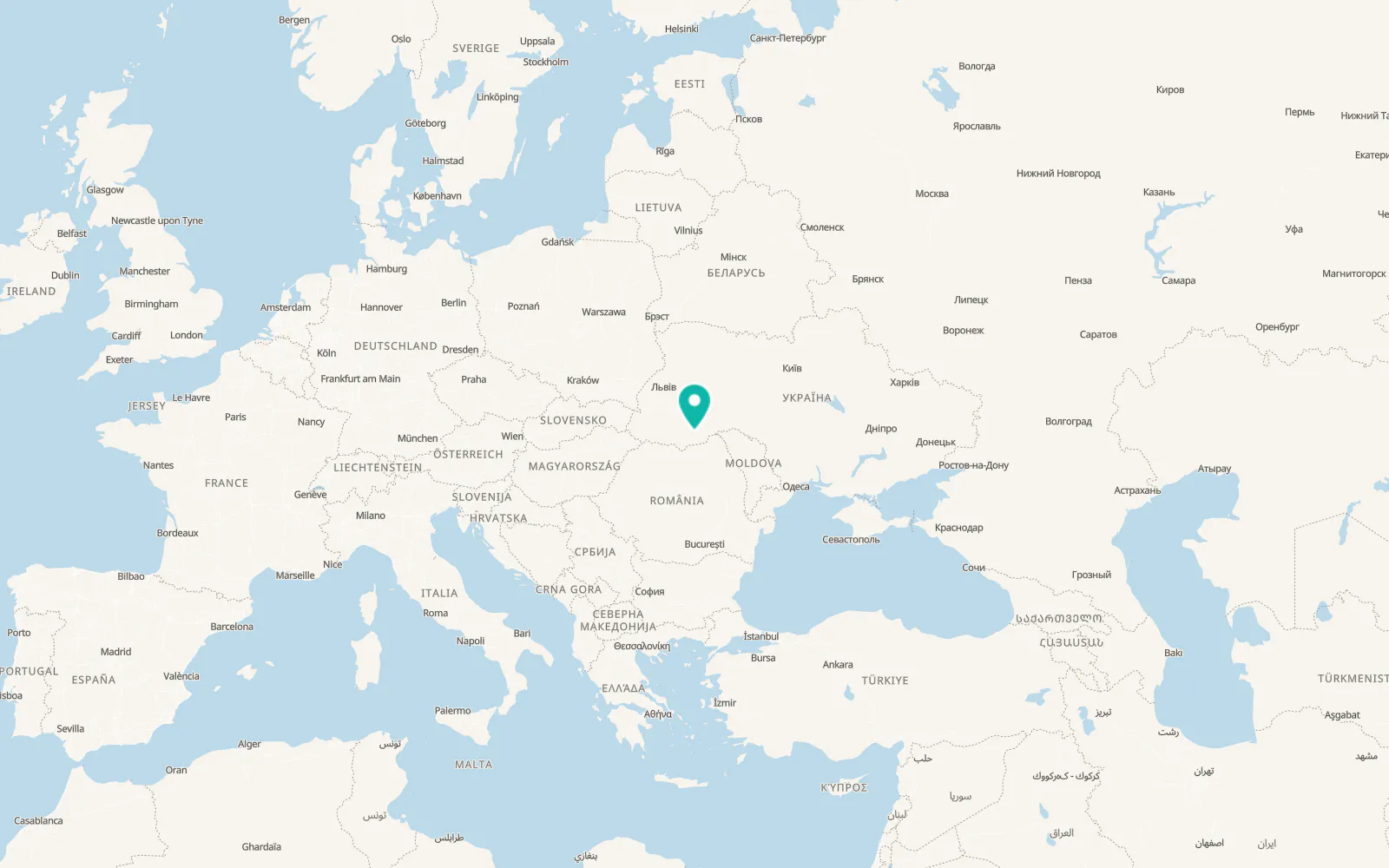 Map of Verkhni Stanivtsi