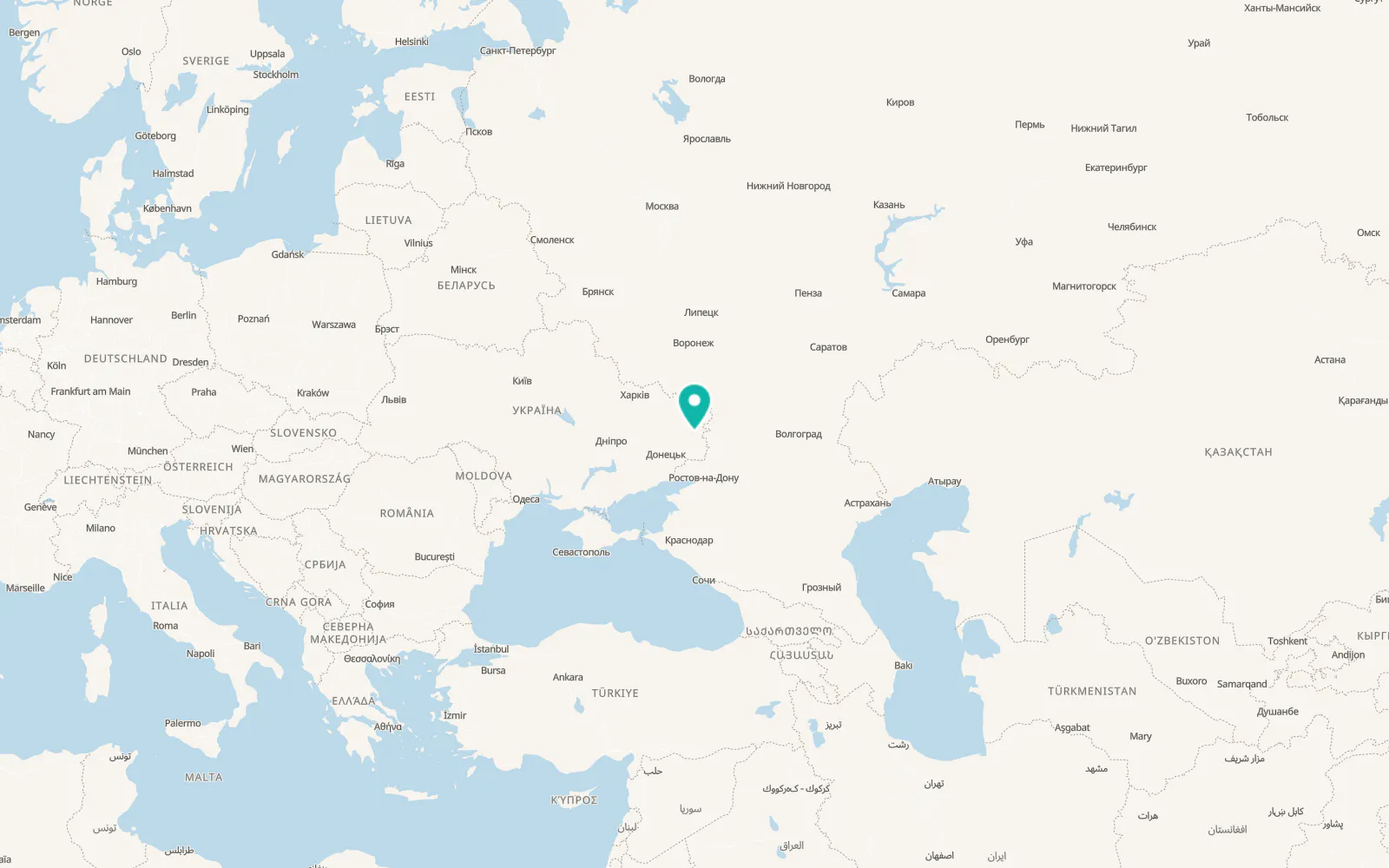 Map of Vesela Hora