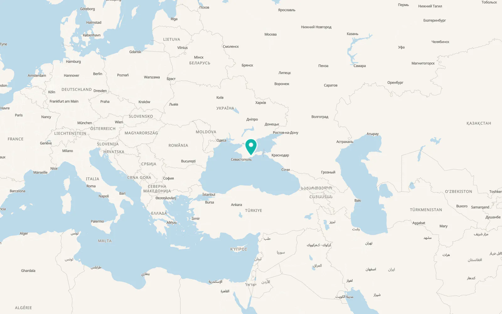 Map of Vesele