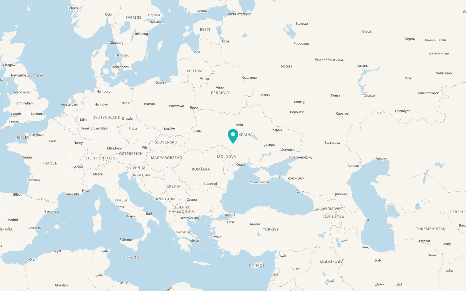 Map of Viitivka