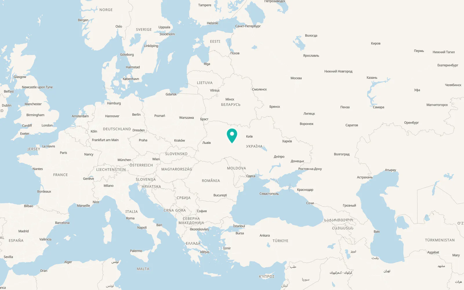 Map of Viitivtsi