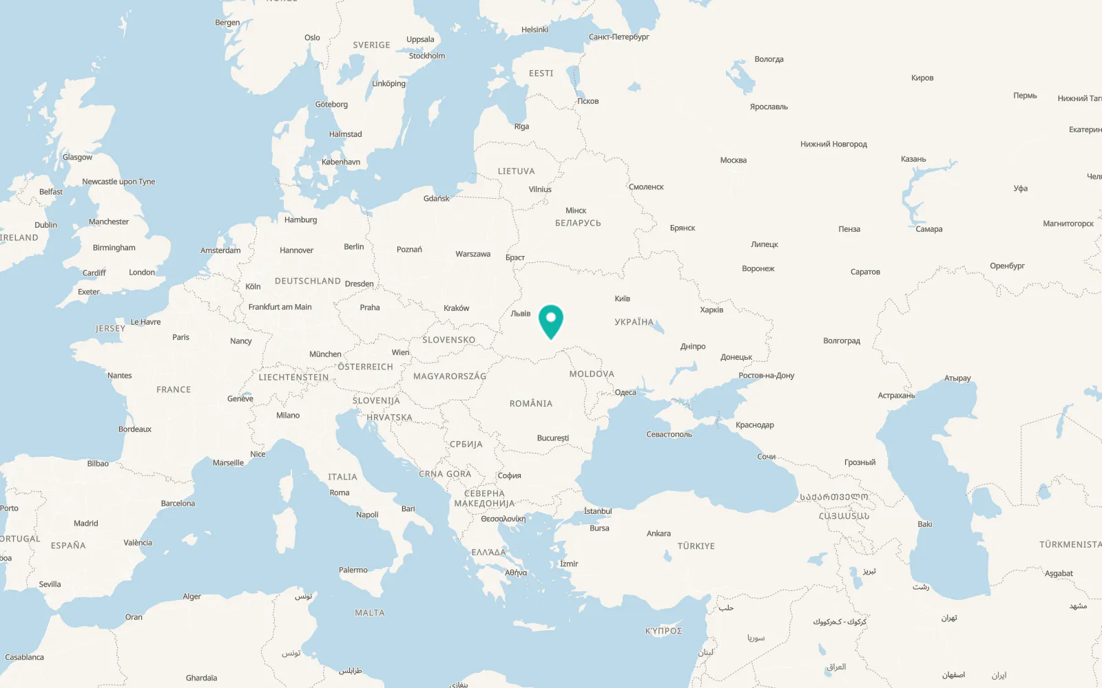 Map of Vikno