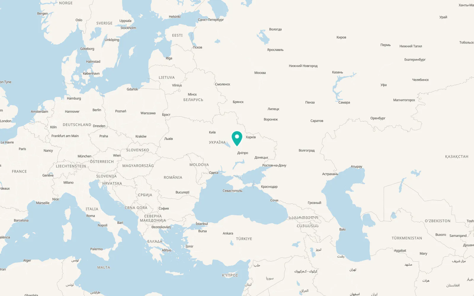 Map of Vilkhuvatka
