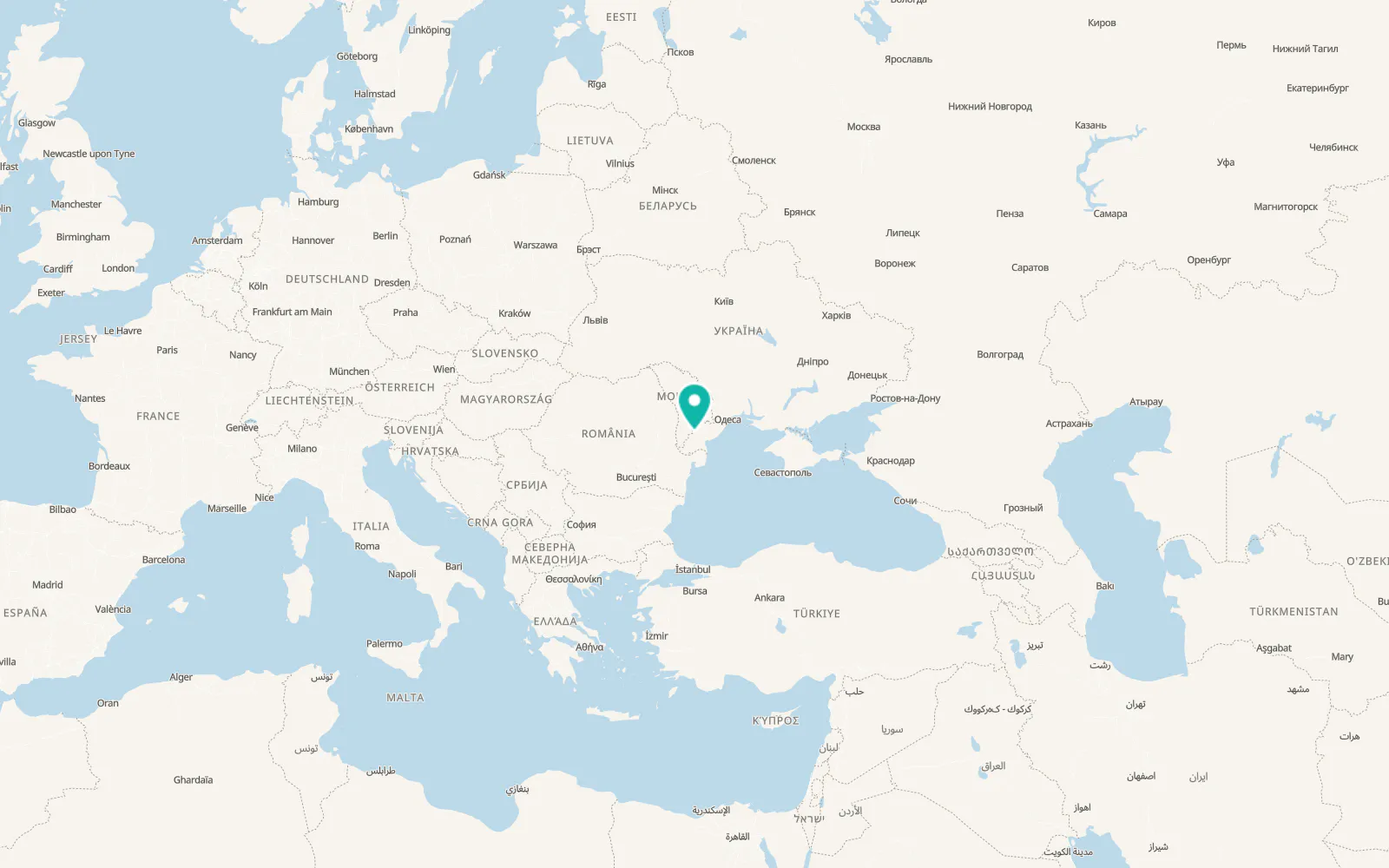 Map of Vilne