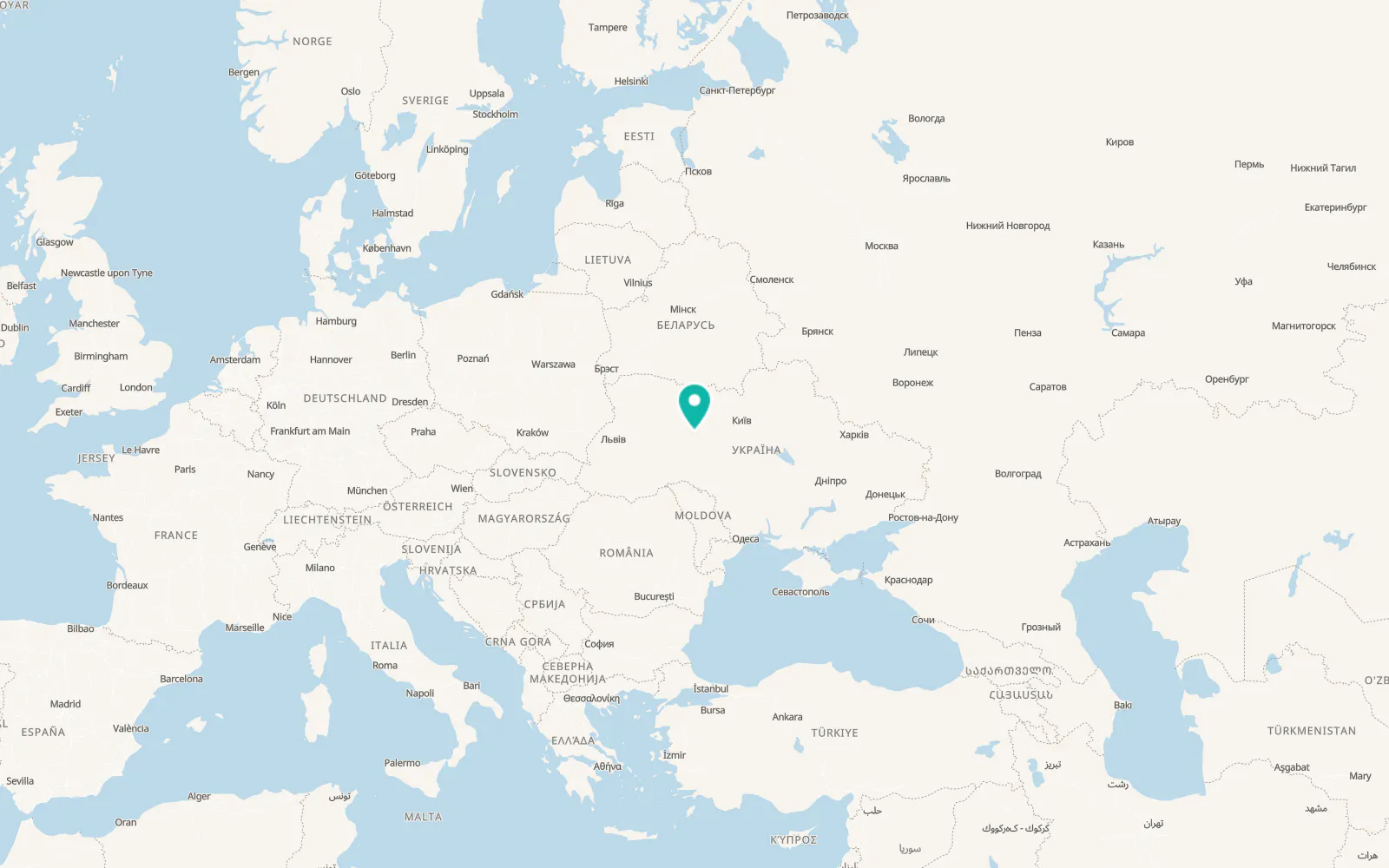 Map of Vilshanka
