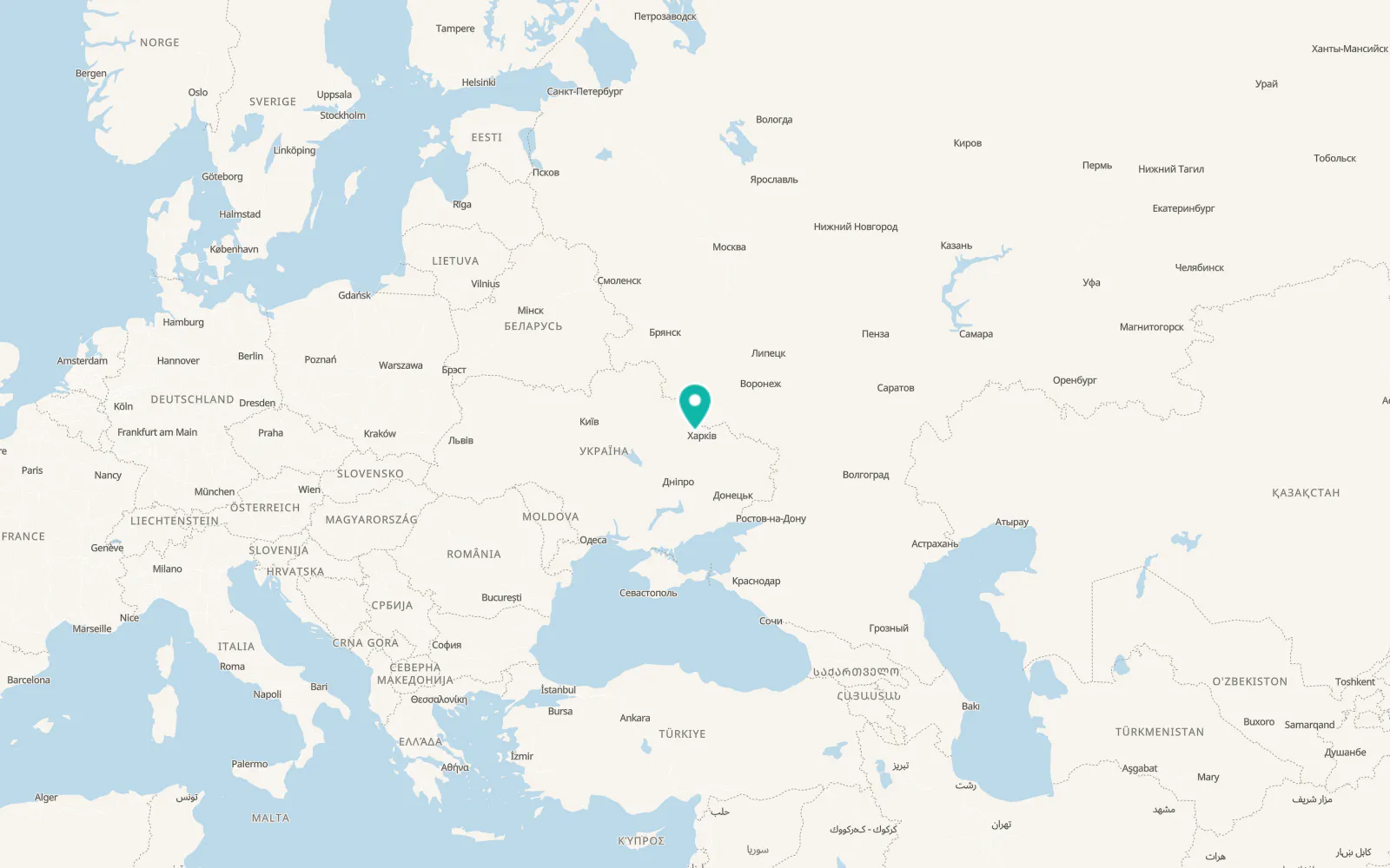Map of Vilshany