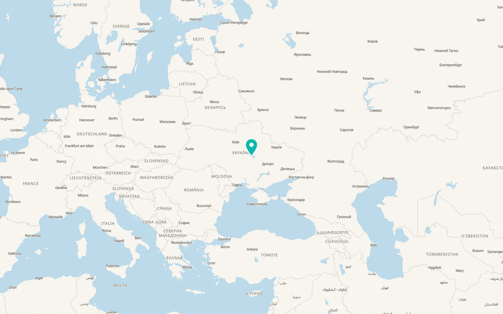 Map of Vitove