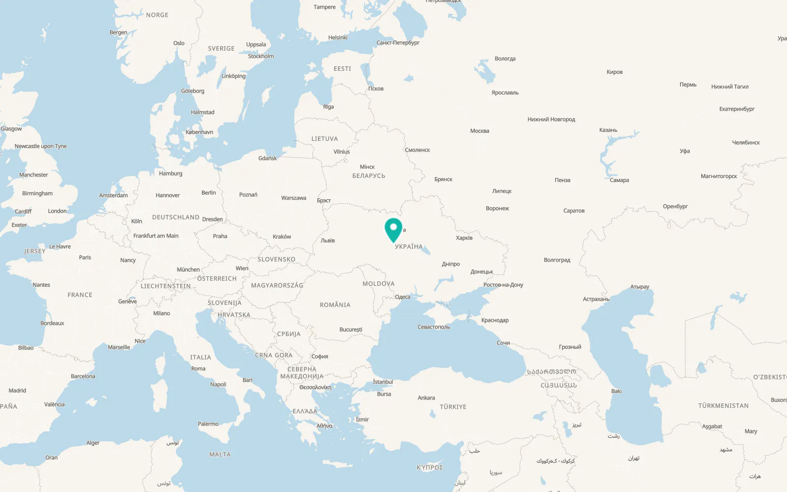 Map of Volodarka