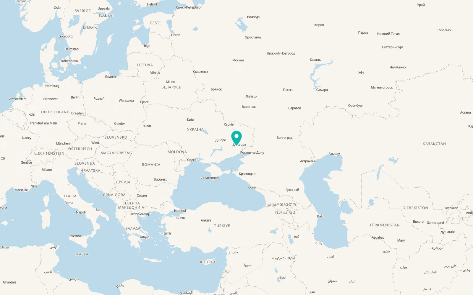 Map of Volodymyrivka