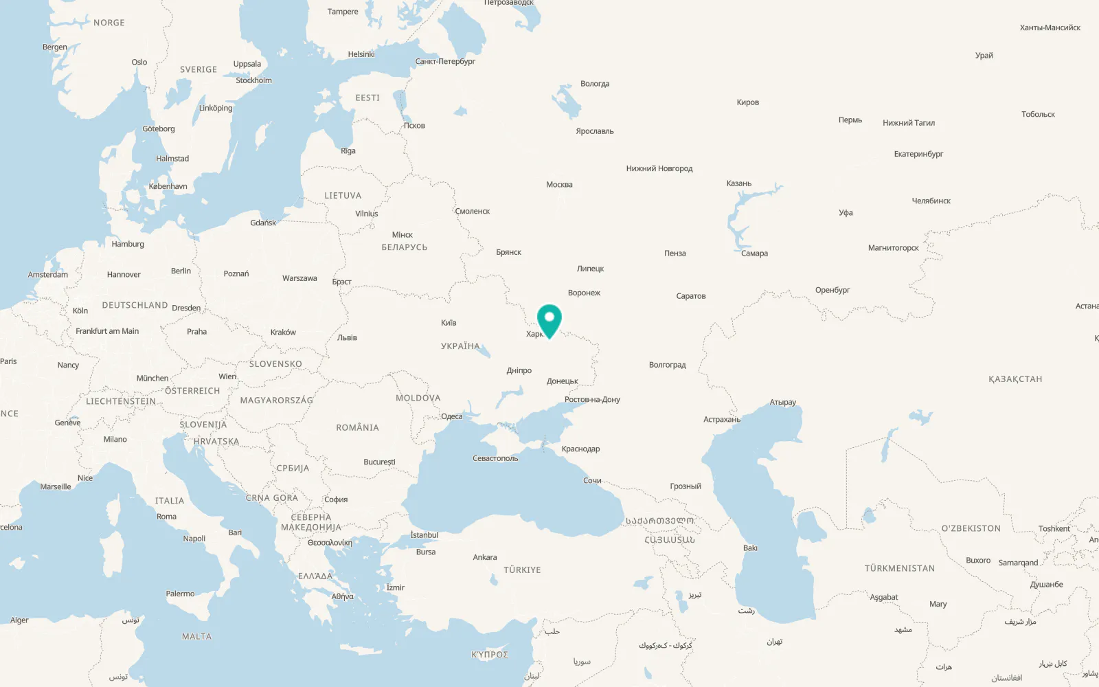 Map of Volokhiv Yar
