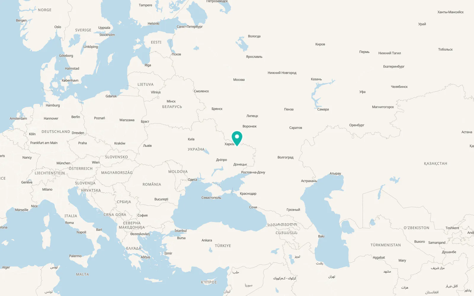 Map of Voloska Balakliya