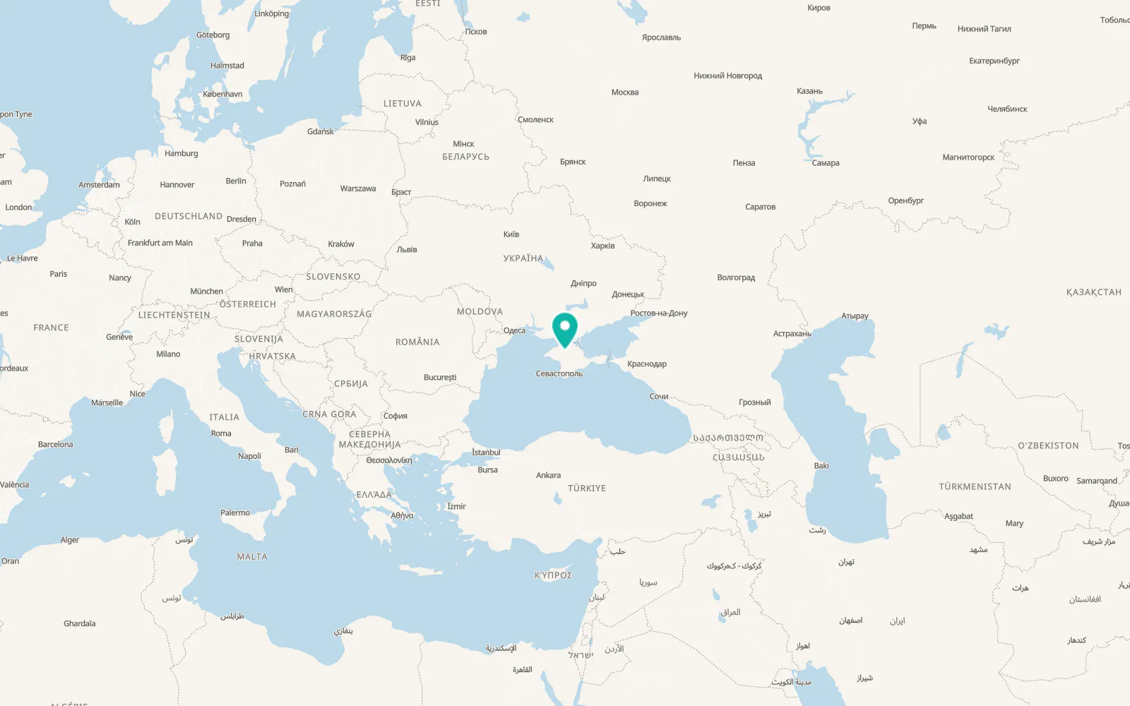 Map of Voykovo