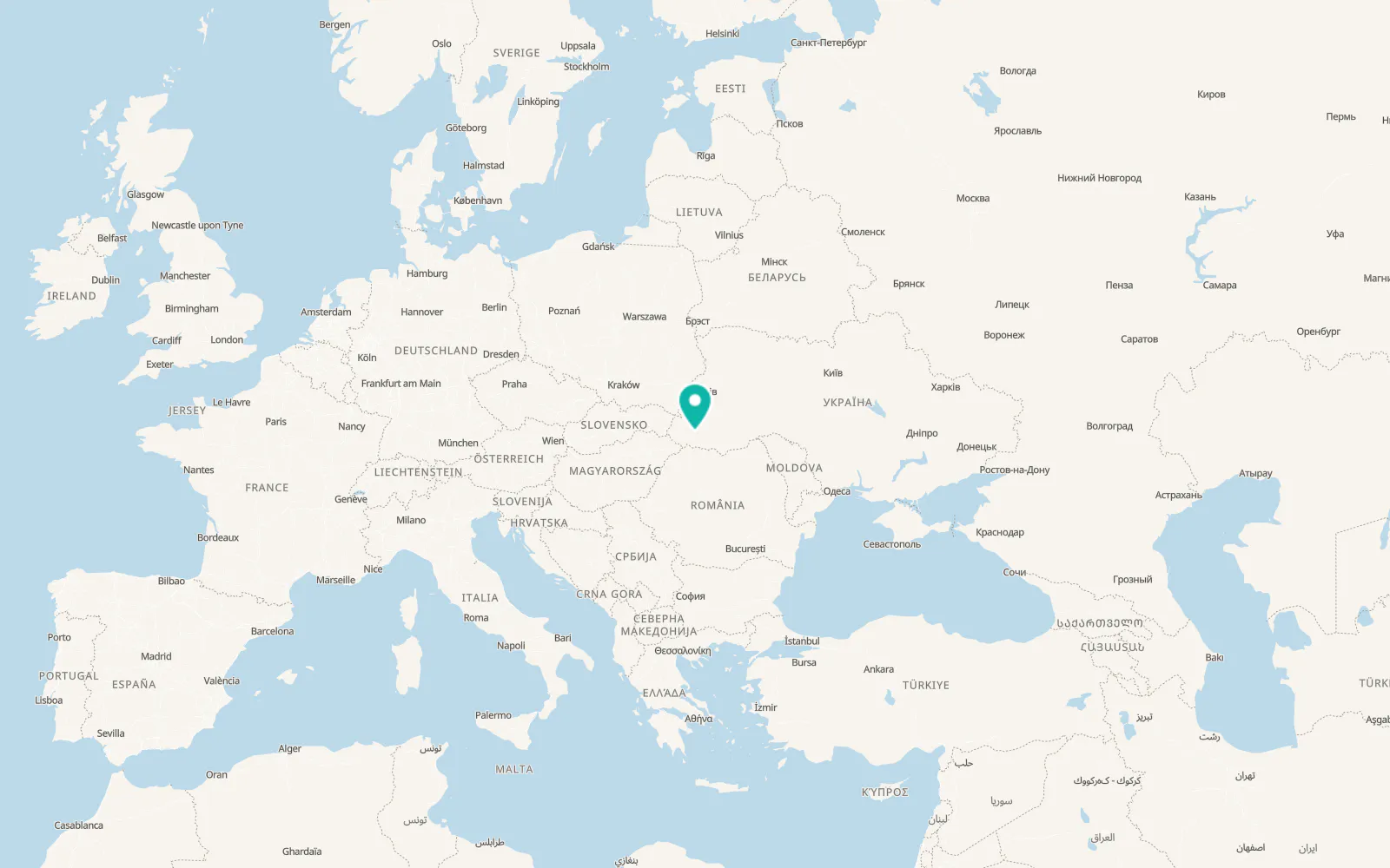 Map of Vuchkove