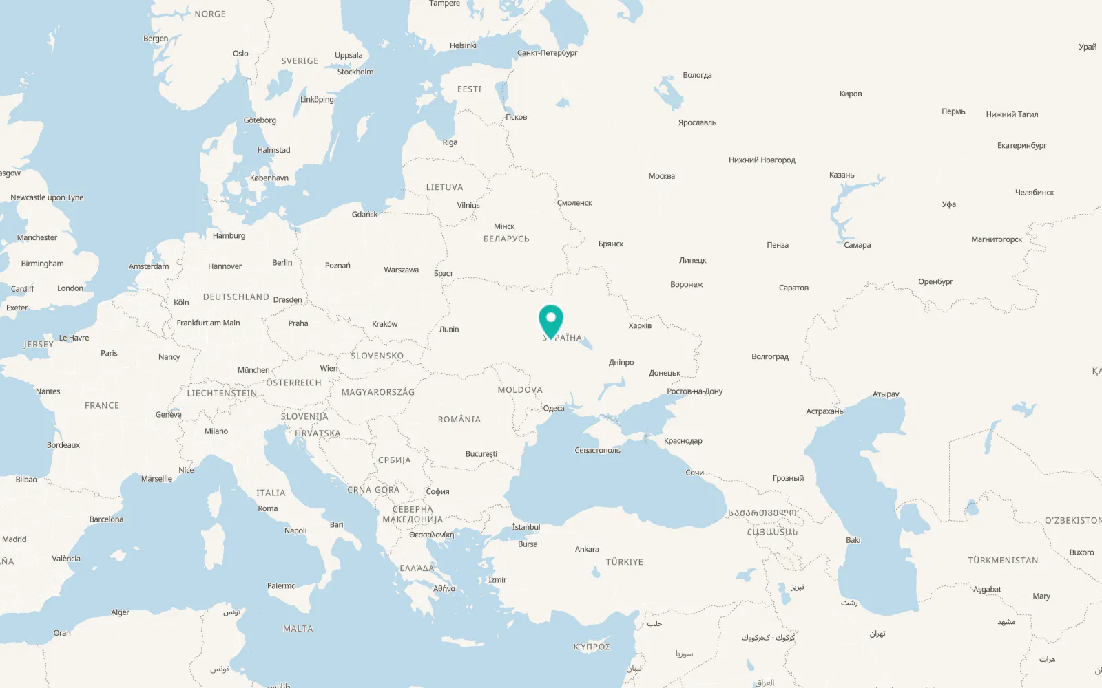 Map of Vynohrad