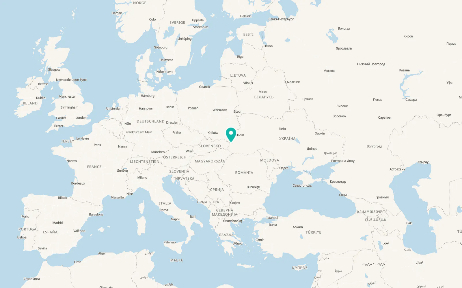 Map of Vyshka