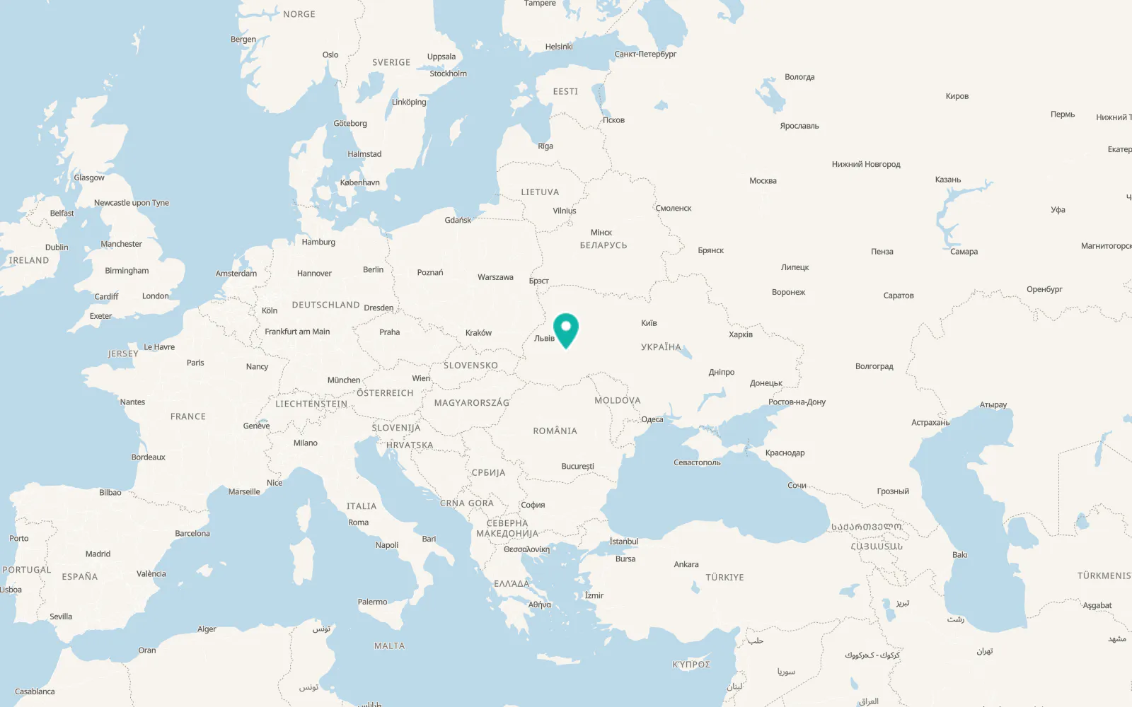 Map of Vyshnivchyk