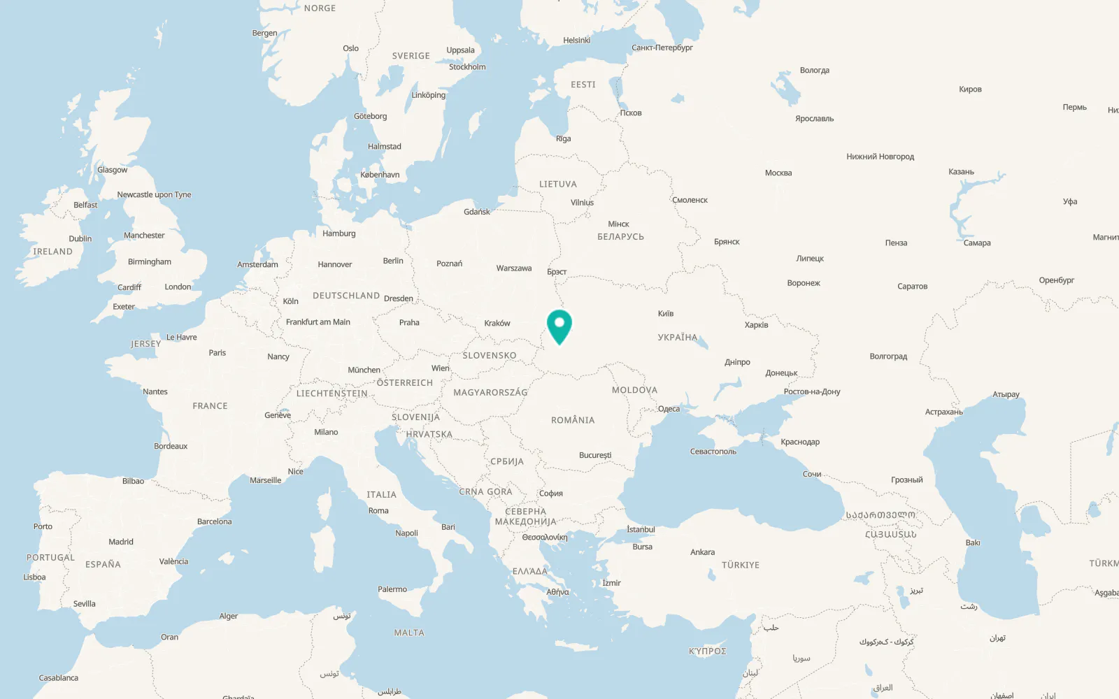 Map of Vytvytsia