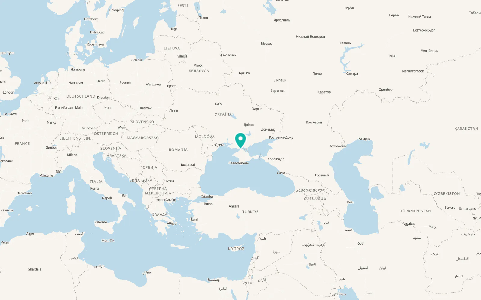 Map of Yany Kapu