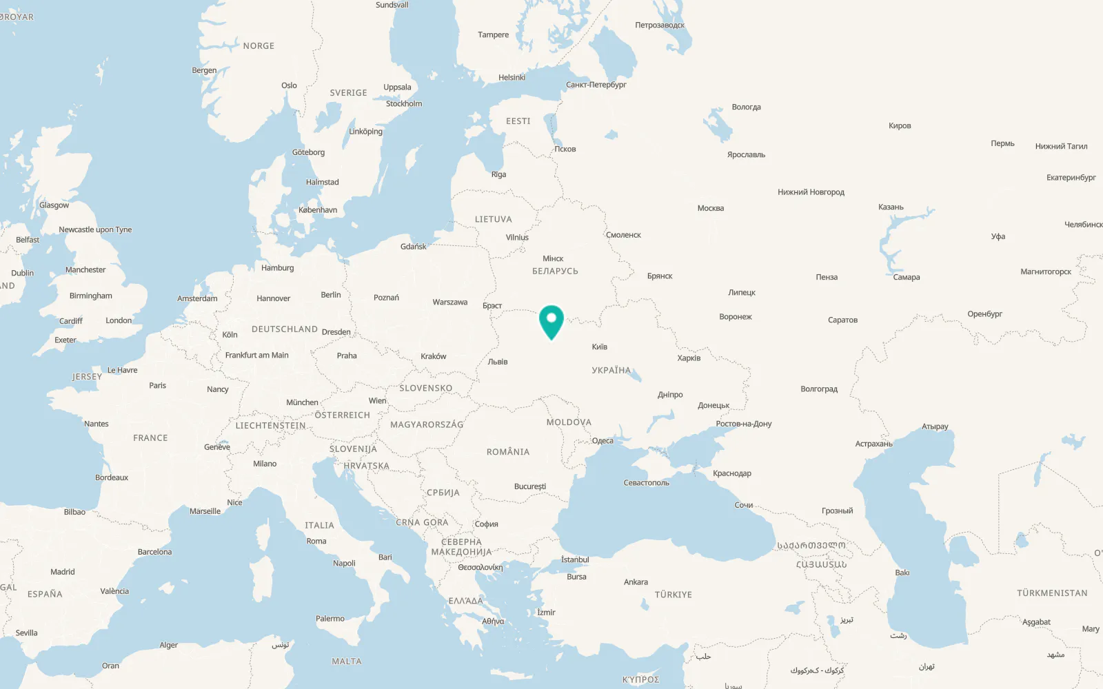 Map of Yarun