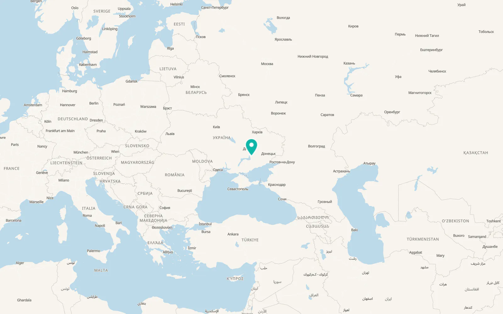 Map of Yuliyivka