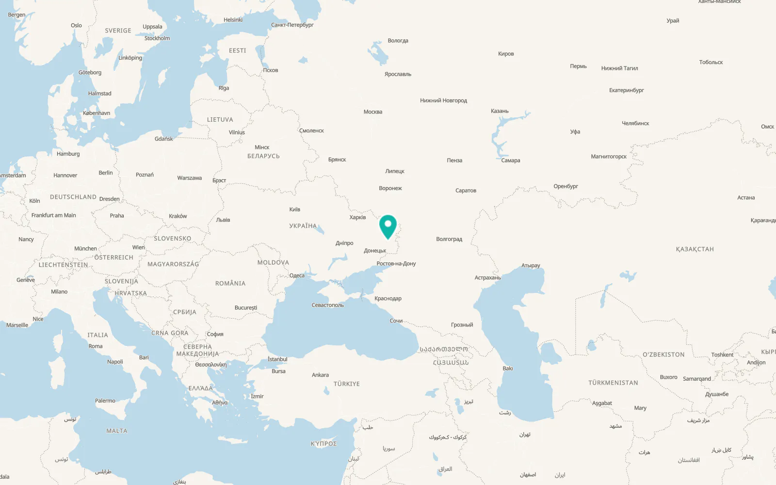 Map of Yurivka