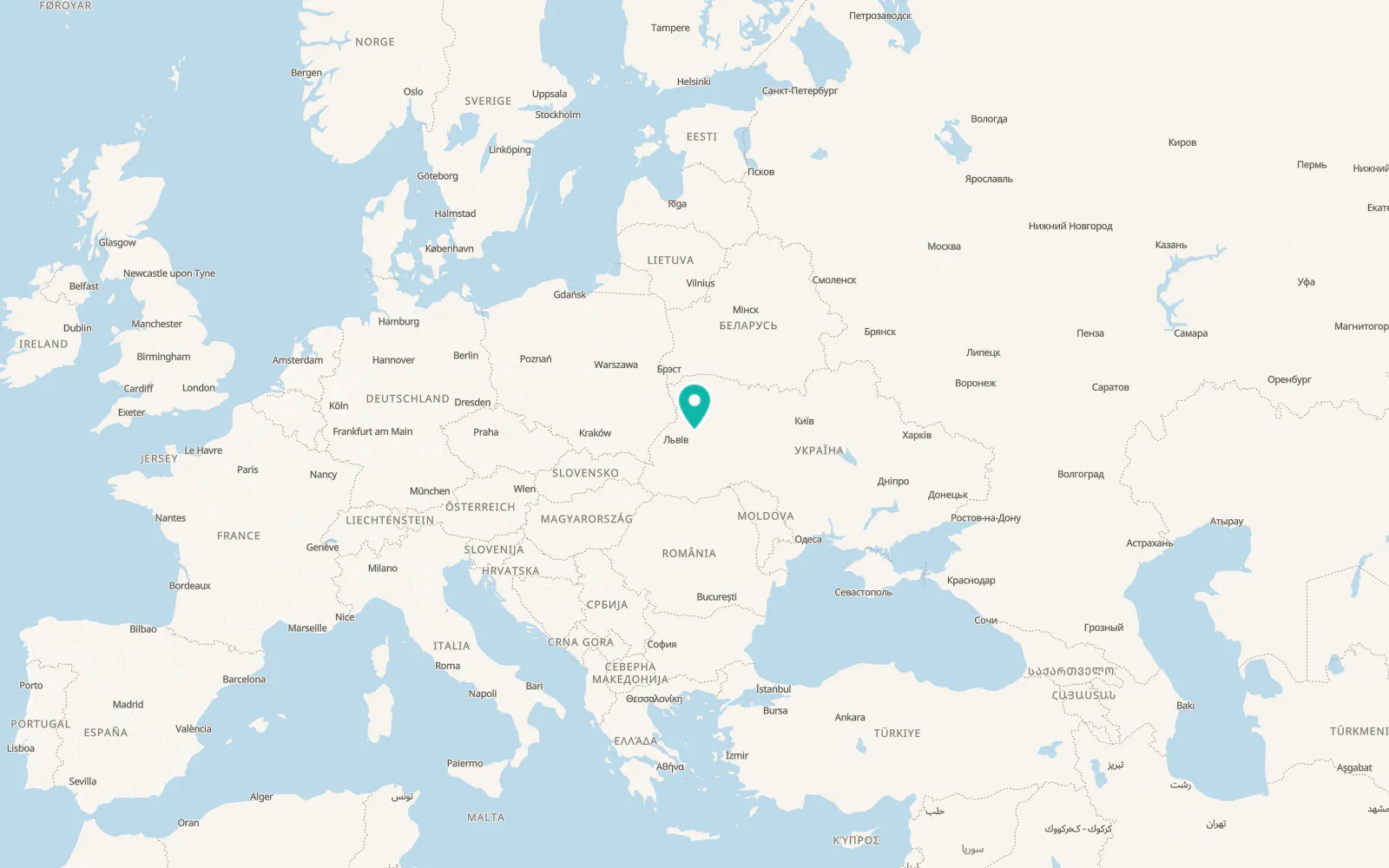 Map of Zabolottsi