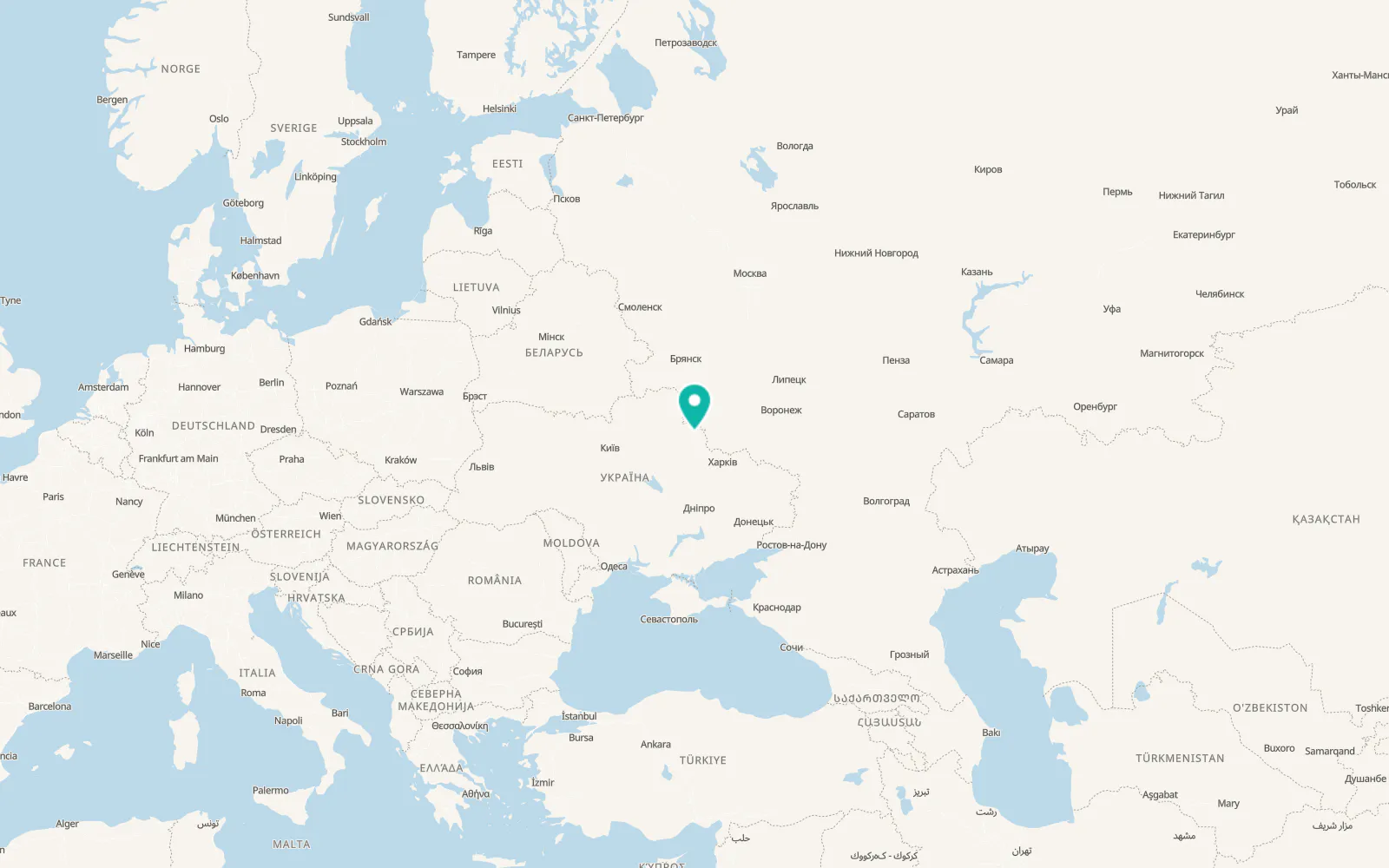 Map of Zarichnyi