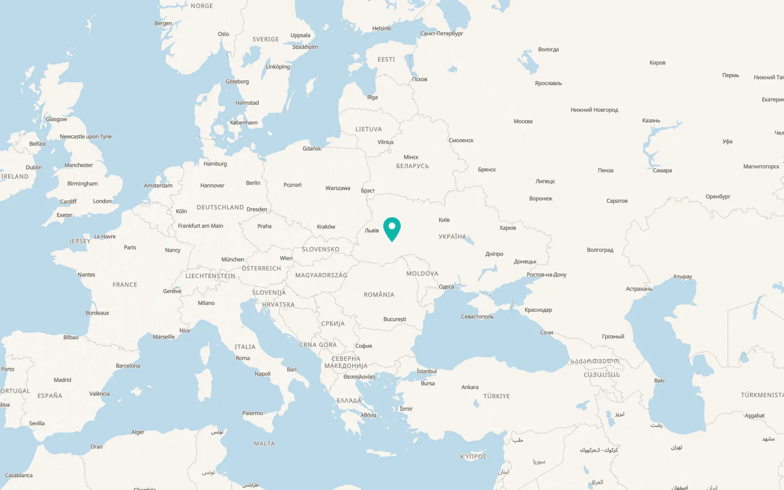 Map of Zavodske