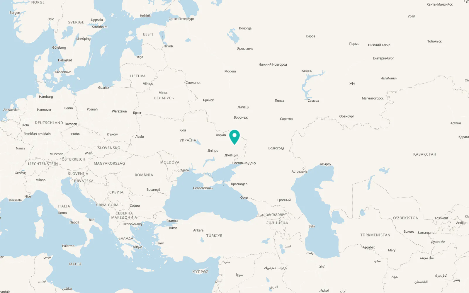 Map of Zolotarivka