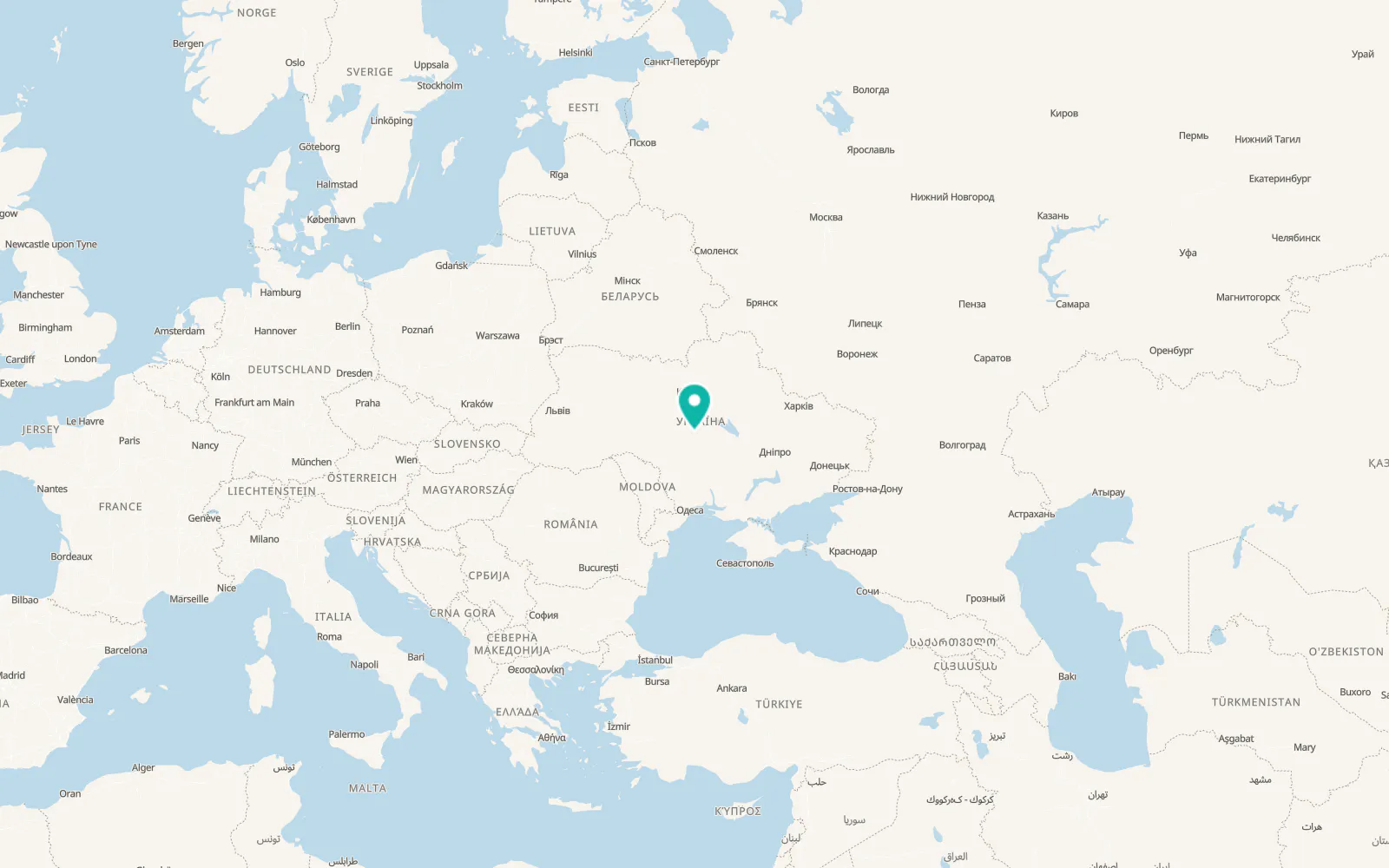 Map of Zvenyhorodka