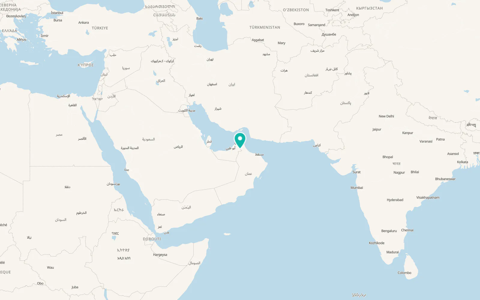 Map of Al Ain City