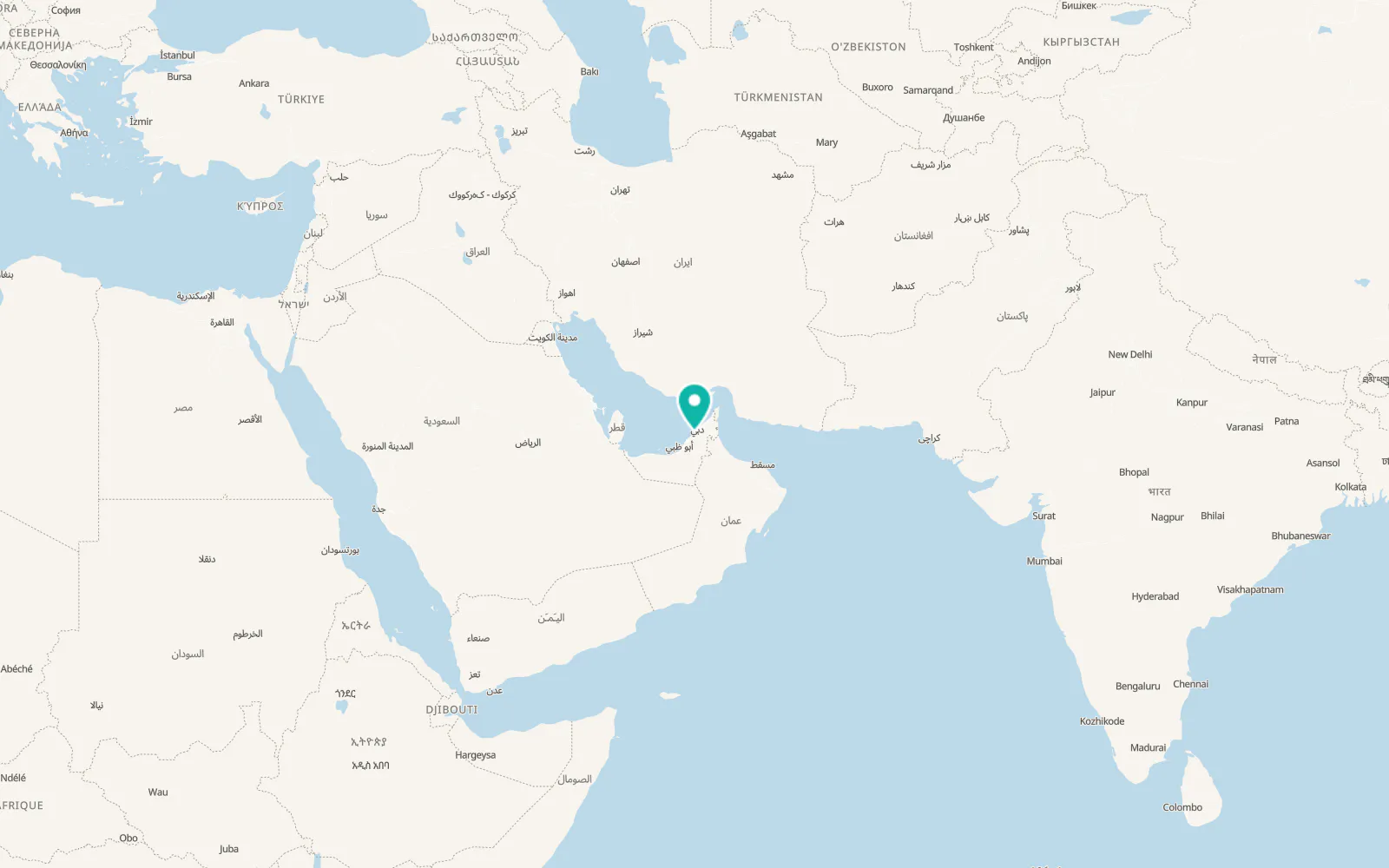 Map of Al Furjan
