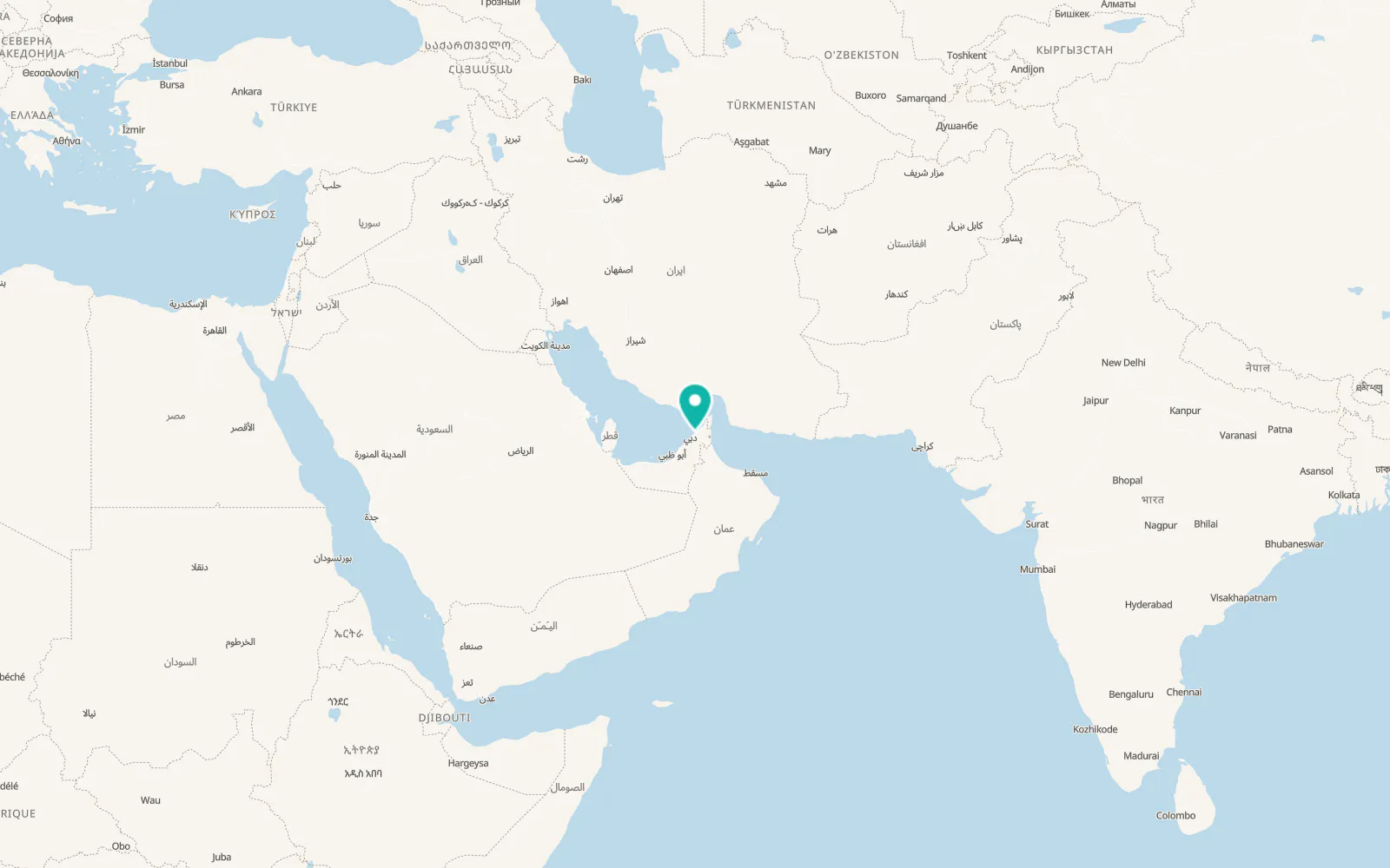 Map of Al Ḩamīdīyah